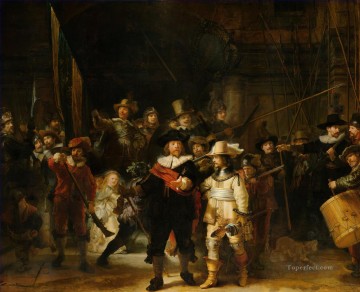 Rembrandt van Rijn Painting - La ronda de noche Rembrandt van Rijn